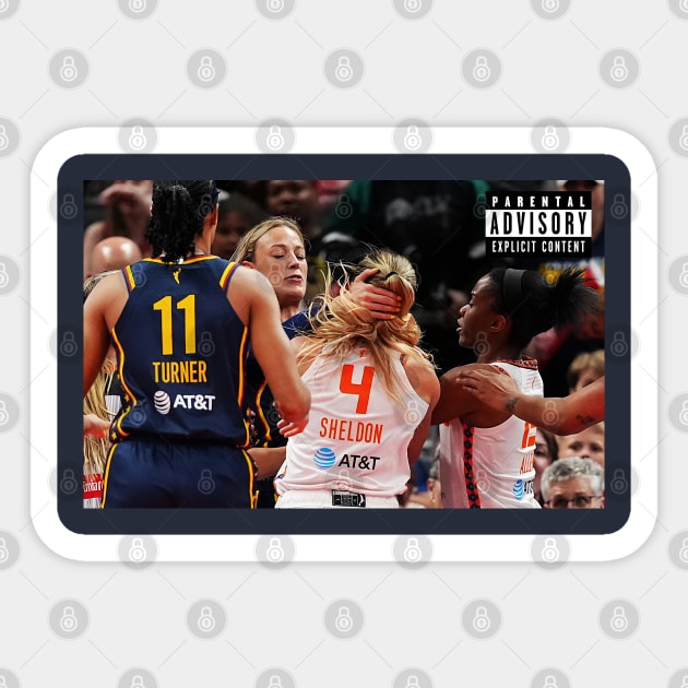 Sophie Cunningham - Indiana Fever - Stand on Business Sticker by nicklower